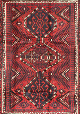 Machine Washable Traditional Chestnut Brown Rug, wshtr4330