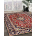 Machine Washable Traditional Saffron Red Rug in a Family Room, wshtr4331