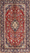 Traditional Saffron Red Medallion Rug, tr4331