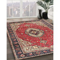 Traditional Fire Brick Red Persian Rug, tr4333