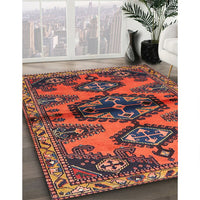 Traditional Rust Pink Persian Rug, tr4334