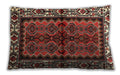 Traditional Classic Rectangular Saffron Red Lumbar Throw Pillow, 13 inch by 19 inch, lbtr4335