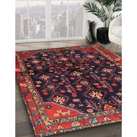 Traditional Saffron Red Persian Rug, tr4336