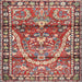Square Traditional Camel Brown Persian Rug, tr4338