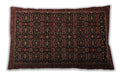 Traditional Classic Rectangular Sienna Brown Lumbar Throw Pillow, 13 inch by 19 inch, lbtr433