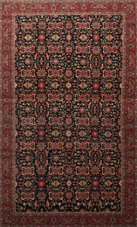 Machine Washable Traditional Sienna Brown Rug, wshtr433