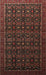 Machine Washable Traditional Sienna Brown Rug, wshtr433