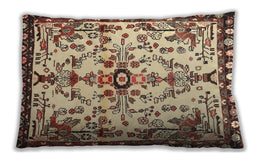 Traditional Classic Rectangular Dark Sienna Brown Lumbar Throw Pillow, 13 inch by 19 inch, lbtr4343