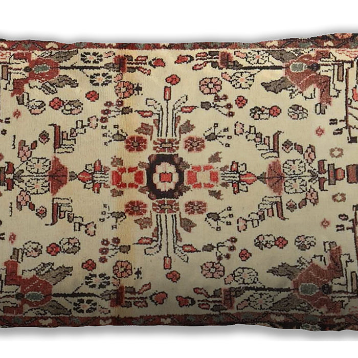 Traditional Classic Rectangular Dark Sienna Brown Lumbar Throw Pillow, 13 inch by 19 inch, lbtr4343