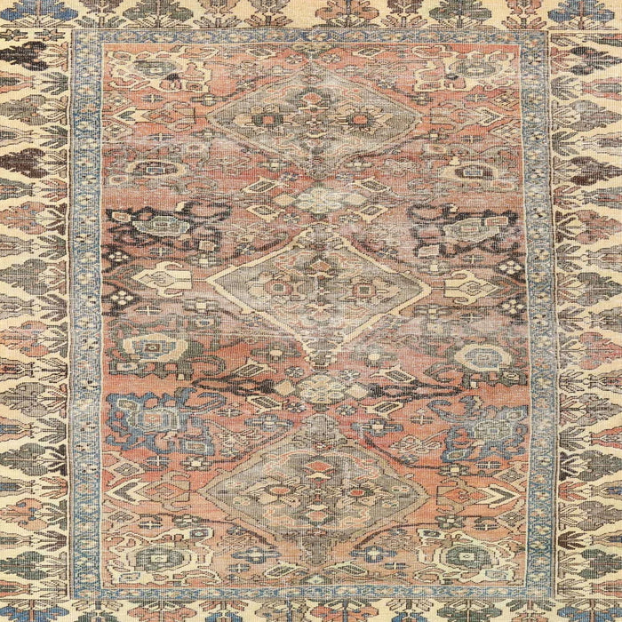 Square Traditional Brown Persian Rug, tr4345
