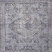 Square Traditional Gray Persian Rug, tr4347