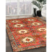 Traditional Red Persian Rug in Family Room, tr4349