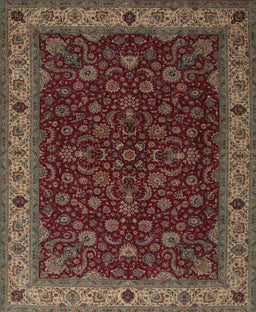 Machine Washable Traditional Brown Rug, wshtr434