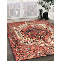 Traditional Tangerine Pink Persian Rug, tr4350