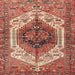 Square Traditional Tangerine Pink Persian Rug, tr4350