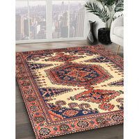 Traditional Tangerine Pink Persian Rug, tr4351