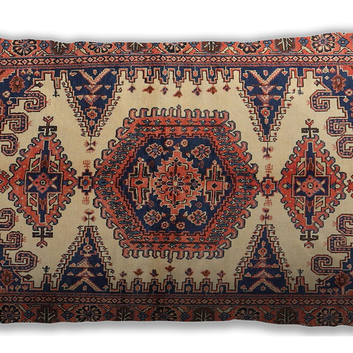 Traditional Classic Rectangular Tangerine Pink Lumbar Throw Pillow, 13 inch by 19 inch, lbtr4351