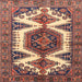 Square Traditional Tangerine Pink Persian Rug, tr4351