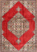 Traditional Red Medallion Rug, tr4356