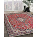 Machine Washable Traditional Saffron Red Rug in a Family Room, wshtr4358