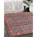 Traditional Brown Red Persian Rug in Family Room, tr4360