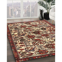 Traditional Saffron Red Persian Rug, tr4367