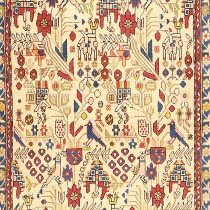 Traditional Brown Gold Animal Rug, tr4369