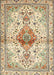 Traditional Khaki Gold Persian Rug, tr4371