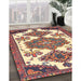 Traditional Brown Red Persian Rug in Family Room, tr4372