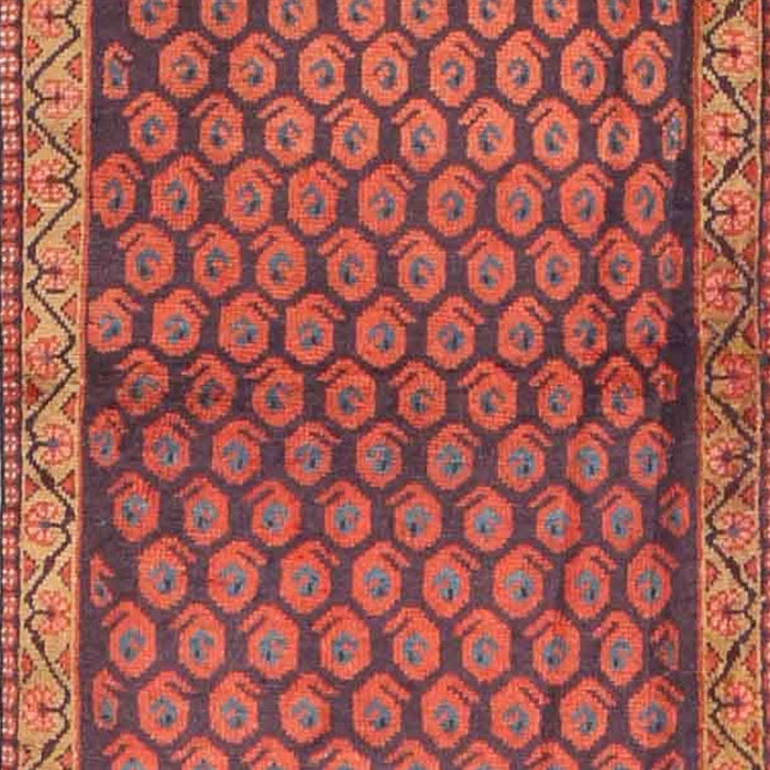 Traditional Orange Persian Rug, tr4373