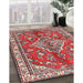Traditional Red Persian Rug in Family Room, tr4376