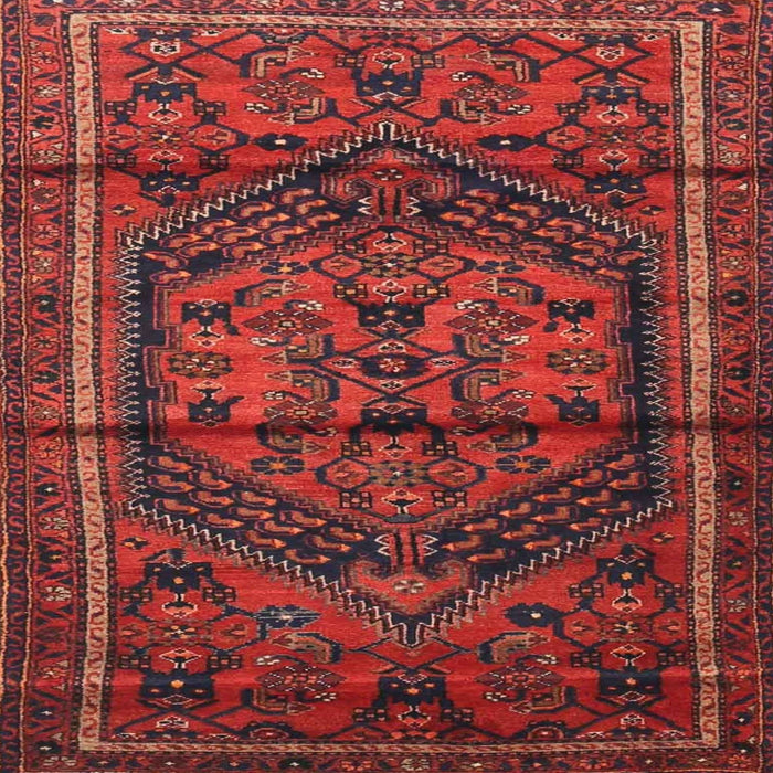 Square Traditional Red Persian Rug, tr4377