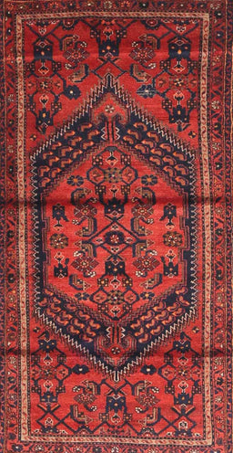 Machine Washable Traditional Red Rug, wshtr4377
