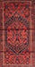 Machine Washable Traditional Red Rug, wshtr4377