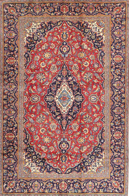 Machine Washable Traditional Brown Red Rug, wshtr4379