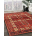 Machine Washable Traditional Red Rug in a Family Room, wshtr437