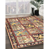 Traditional Brown Red Persian Rug, tr4382