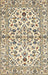 Machine Washable Traditional Brown Rug, wshtr4384