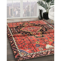 Traditional Saffron Red Persian Rug, tr4385