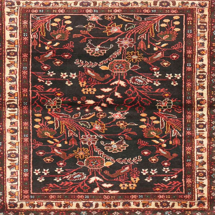 Square Traditional Rust Pink Persian Rug, tr4387