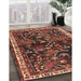 Traditional Rust Pink Persian Rug in Family Room, tr4387