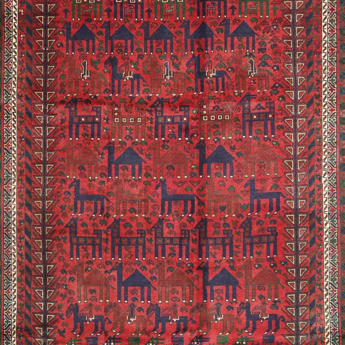 Machine Washable Traditional Chestnut Brown Rug, wshtr4388