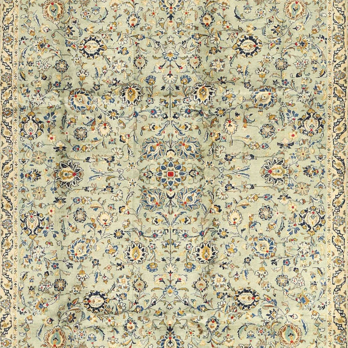 Traditional Khaki Gold Persian Rug, tr4389
