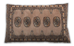 Traditional Classic Rectangular Chestnut Brown Lumbar Throw Pillow, 13 inch by 19 inch, lbtr438