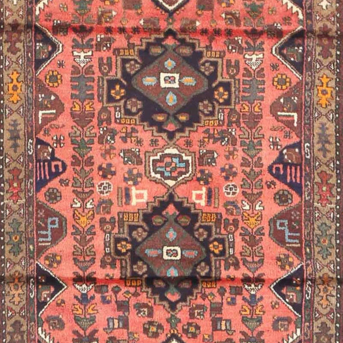 Traditional Brown Red Persian Rug, tr4392
