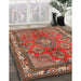 Machine Washable Traditional Orange Brown Rug in a Family Room, wshtr4393