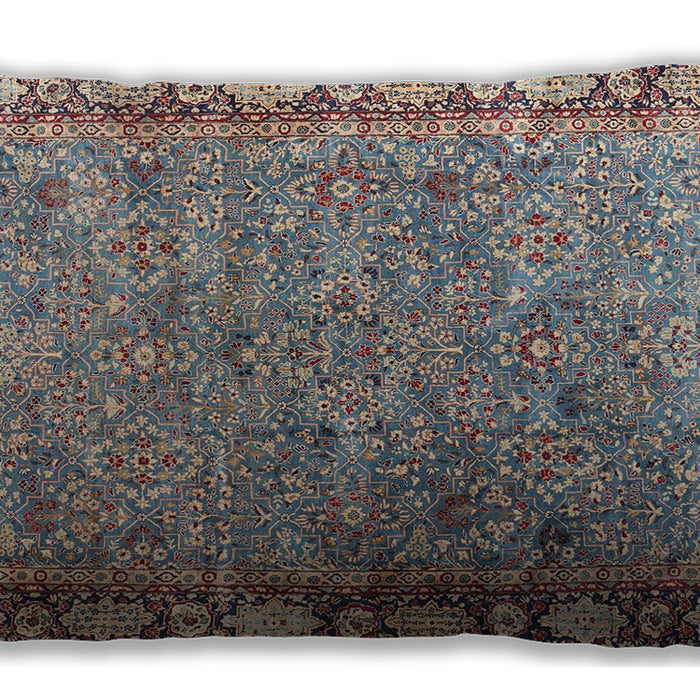 Traditional Classic Rectangular Sage Green Lumbar Throw Pillow, 13 inch by 19 inch, lbtr4394