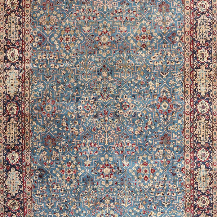 Traditional Sage Green Animal Rug, tr4394