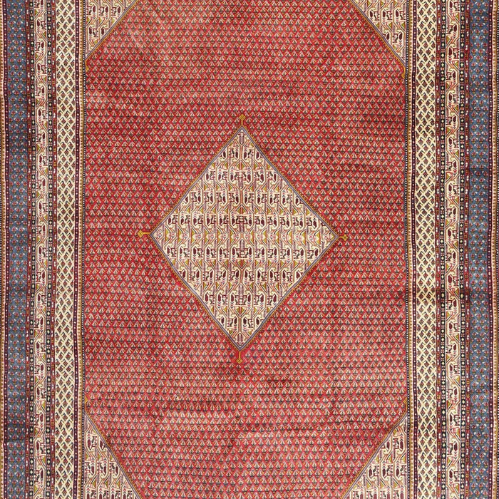 Machine Washable Traditional Fire Brick Red Rug, wshtr4395