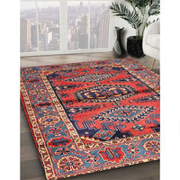 Traditional Fire Brick Red Persian Rug, tr4399